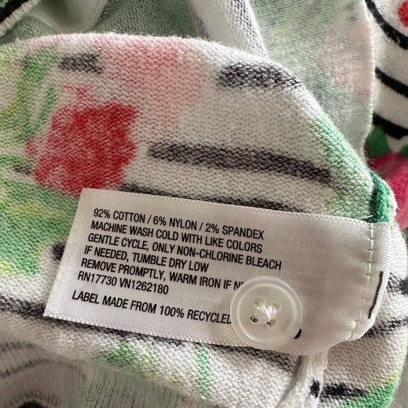 Floral Spring Sweater Cardigan M - Picture 5 of 5